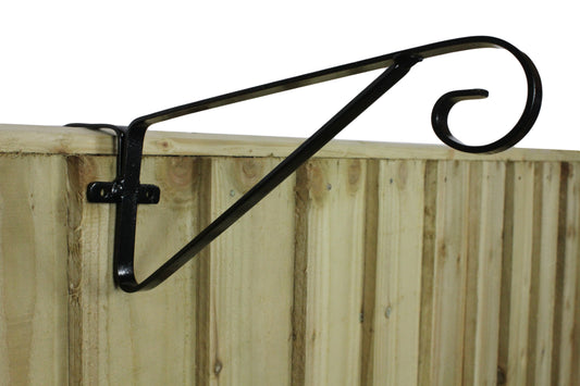Set of 4 Hanging Basket Bracket for Wooden Garden Fence Panels FB24