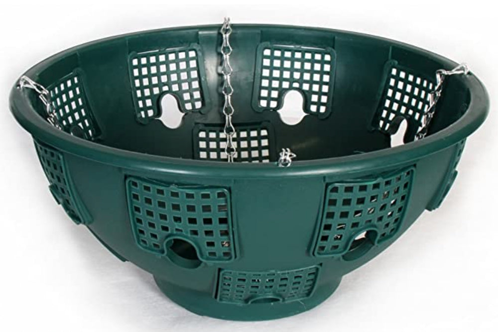 4x 15" Easy Fill Hanging Basket (GREEN)