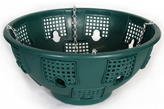 5x 15" Easy Fill Hanging Basket (GREEN)