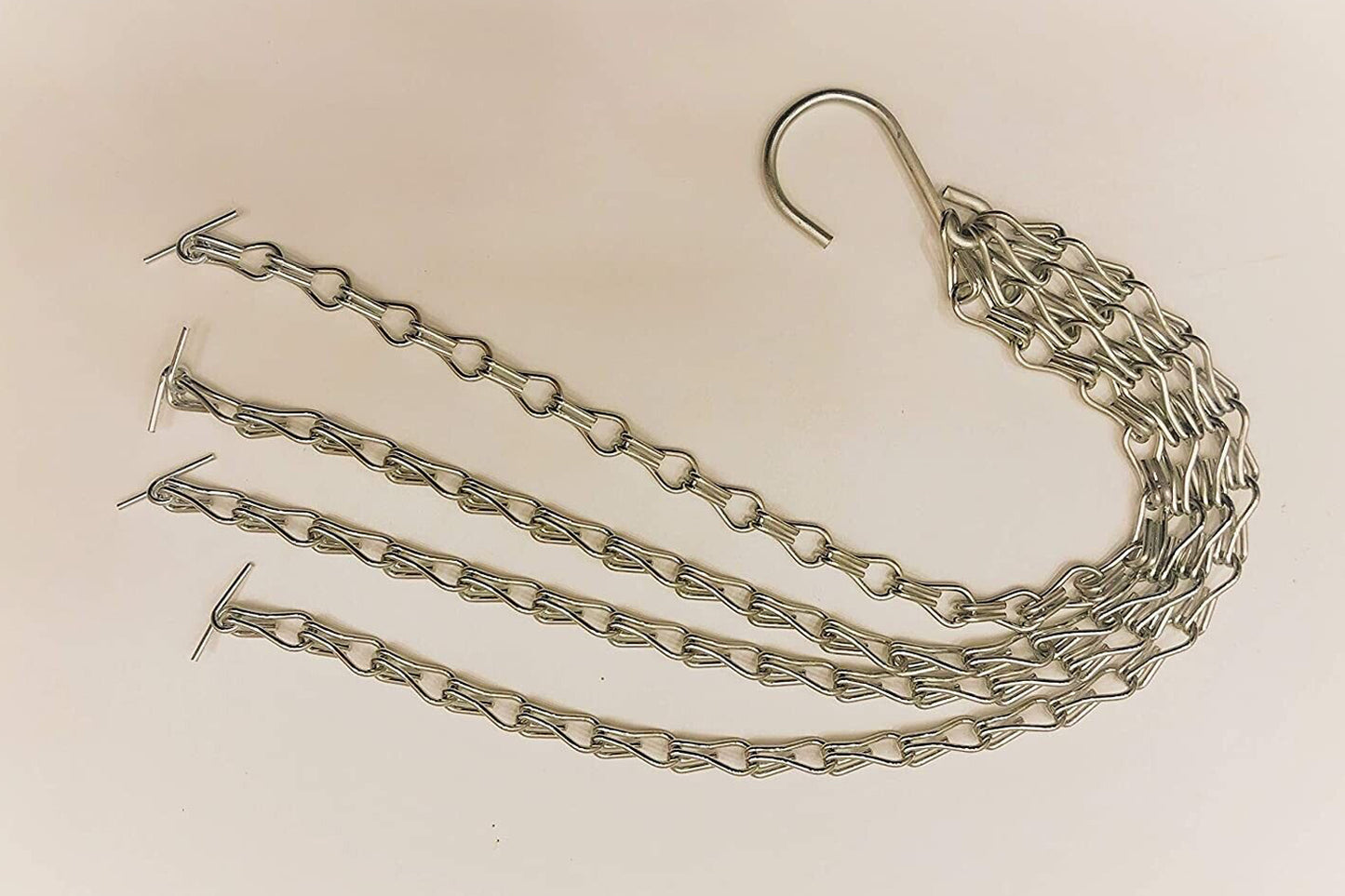 2x Metal Chain Sets with T-Bar for Easy Fill Baskets