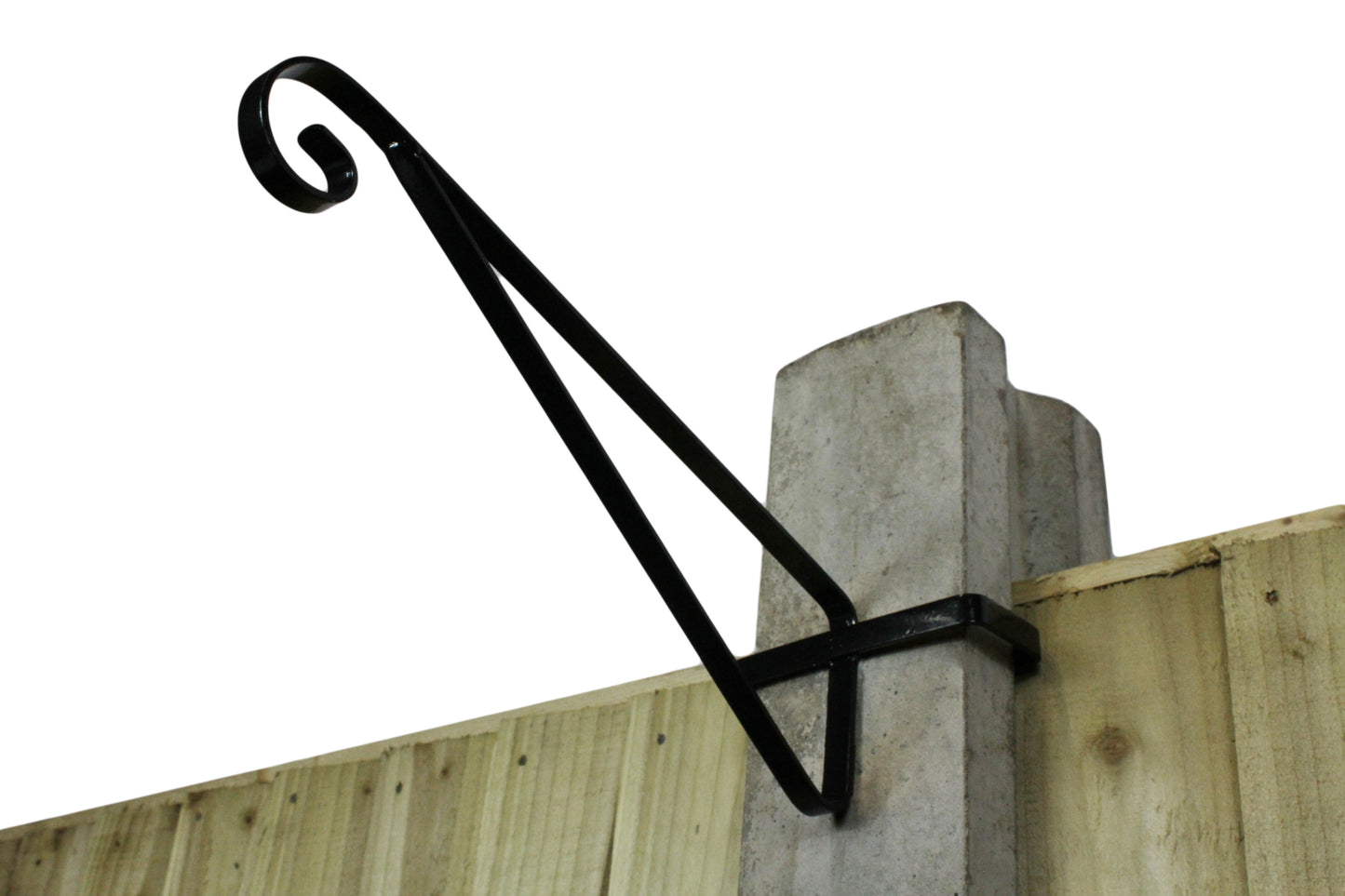 Set of 2 Hanging Basket Bracket for Concrete Fence Posts CP23